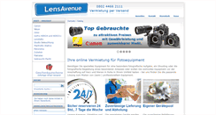 Desktop Screenshot of lensavenue.com
